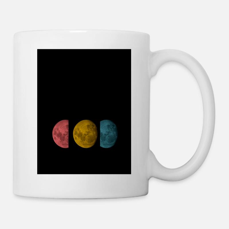 Lune - Mug blanc - blanc