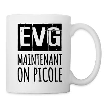 EVG picole alcool humour - Mug blanc - blanc - Droite