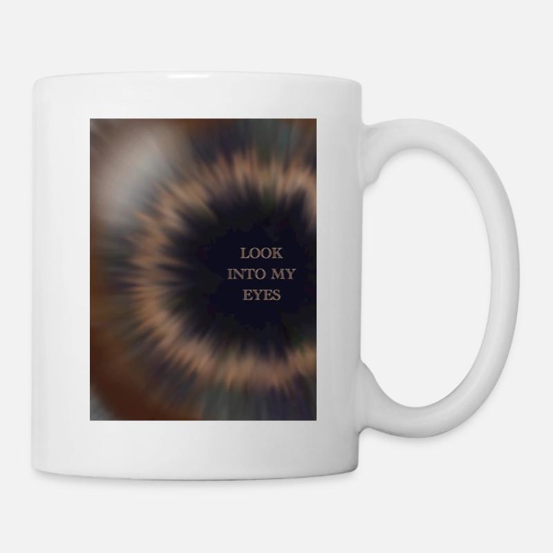 Regarde dans mes yeux - Mug blanc - blanc