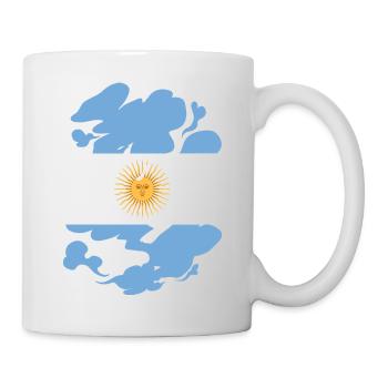 Argentine Drapeau Amérique du Sud Drapeau argentin - Mug blanc - blanc - Droite