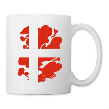 Denmark Flag Scandinavia Danish Flag Travel - Mug - white - Right