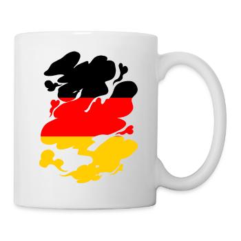Drapeau allemand Drapeau allemand Utilisé Look Home - Mug blanc - blanc - Droite