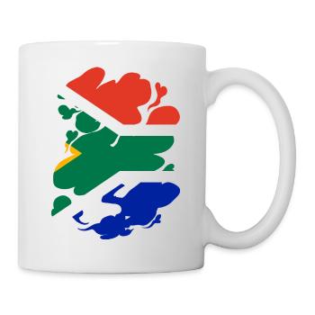 South Africa Flag Africa South African Flag - Mug - white - Right