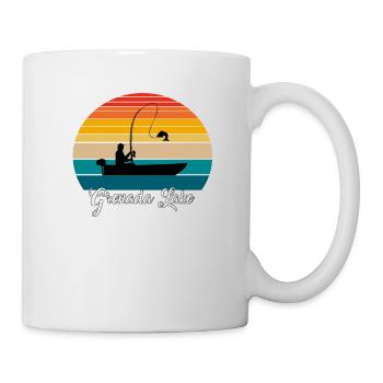 Grenada Lake Fishing Spot - Mug - white - Right