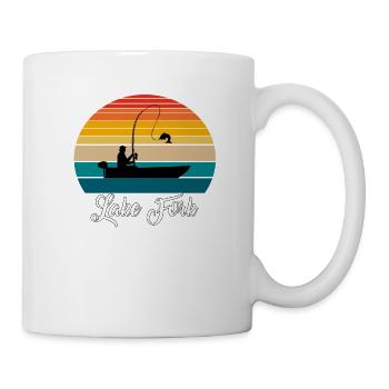 Lake Fork Fishing Spot - Mug - white - Right