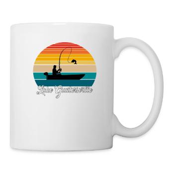 Lake Guntersville Fishing Spot - Mug - white - Right