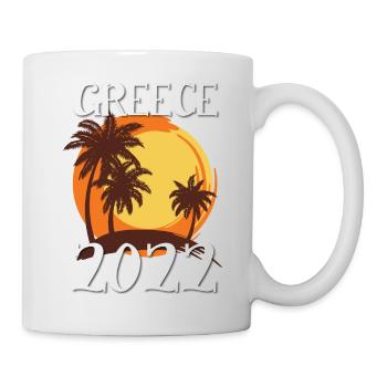 Greece 2022 Palm Trees - Mug - white - Right