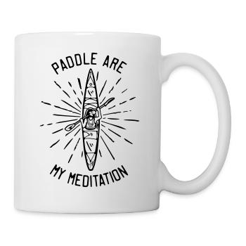 Paddle are My Meditation Kayak - Mug - white - Right