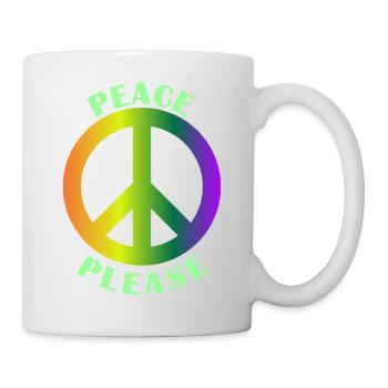 Blease de paix - Mug blanc - blanc - Droite