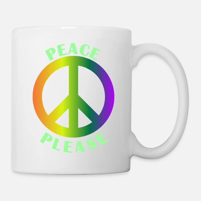 Peace Blease - Tasse - Weiß