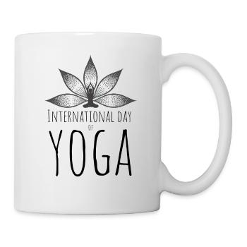 Internationaler Tag des Yoga 2022 - Yoga Tag - Tasse - Weiß - Rechts