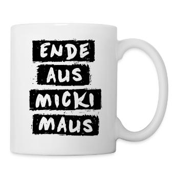 ENDE AUS MICKI MAUS - Tasse - Weiß - Rechts