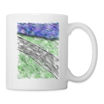 Straße am Meer - Tasse - Weiß - Rechts