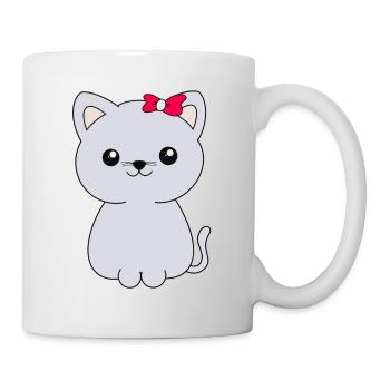 Chat - Mug blanc - blanc - Droite