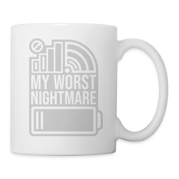 Catastrophe my worst nightmare - Mug - white - Right