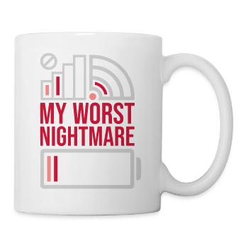 Icons my worst nightmare - Mug - white - Right