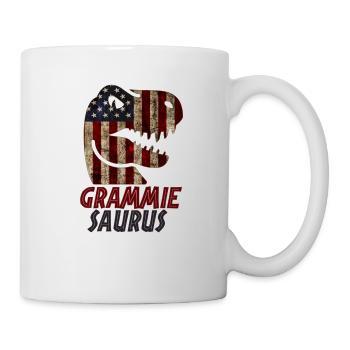 Patriotic Grammie Dinosaur - Tasse - Weiß - Rechts