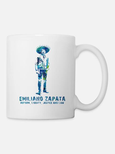 Emiliano Zapata - Tasse - Weiß