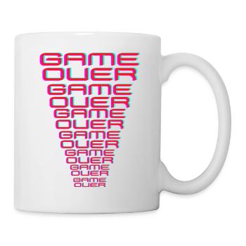 Gamer Motiv Game Over Online Gaming PVP - Mug - white - Right