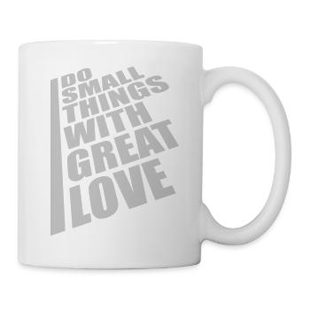 Quote do small things - Mug - white - Right