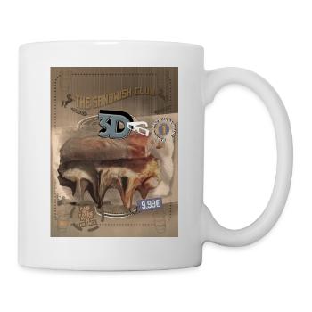 sandwich - Mug blanc - blanc - Droite