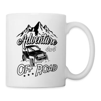 Adventure Off Road Jeeps - Tasse - Weiß - Rechts