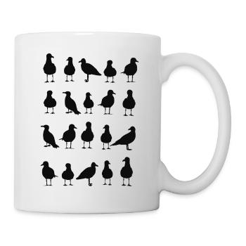 Moin Seagulls, in the far north - Mug - white - Right