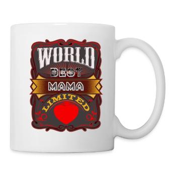Mama, der besten Mama der Welt, world best mama - Tasse - Weiß - Rechts