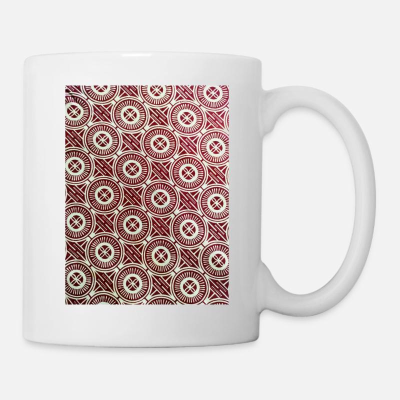 ROTE KREISE - Tasse - Weiß
