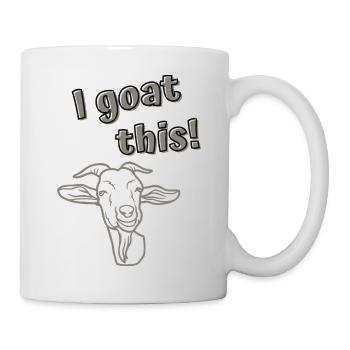 I goat this essential funny sarcastic illustration - Tasse - Weiß - Rechts