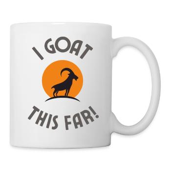 I goat this essential funny sarcastic illustration - Tasse - Weiß - Rechts