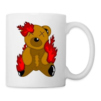Teddy Feu - Mug blanc - blanc - Droite