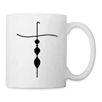 Jubé noir - Mug blanc - blanc - Droite