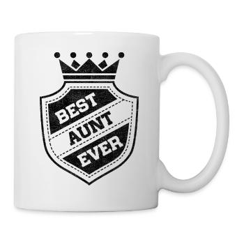 best aunt ever - Tasse - Weiß - Rechts