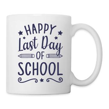 Dernier jour d’école - Mug blanc - blanc - Droite