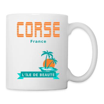 Korsika - die Insel der Schönheit - Tasse - Weiß - Rechts