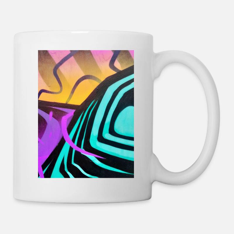 graffiti landscape 1 - Mug - white