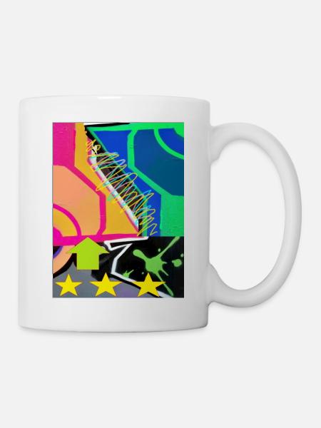 Graffiti Flag 1 - Mug - white
