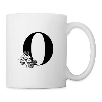Buchstabe P - Tasse - Weiß - Rechts