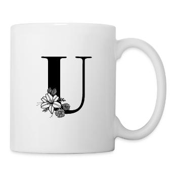 Letter u - Mug - white - Right