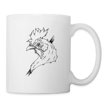 Wild rooster - Tasse - Weiß - Rechts