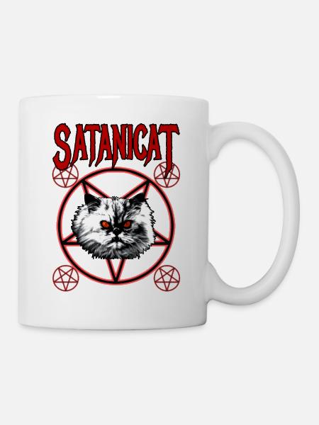 SATANICAT - Mug blanc - blanc