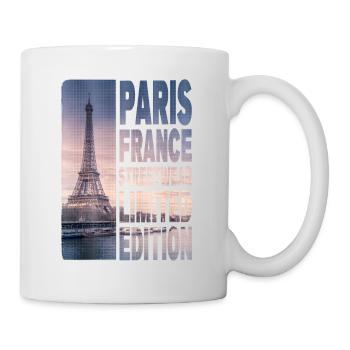 Paris France Ville Skyline Accueil Amour - Mug blanc - blanc - Droite