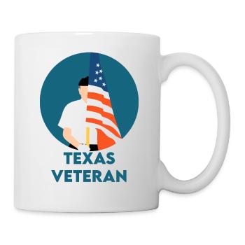 Texas Veteran - Mug - white - Right