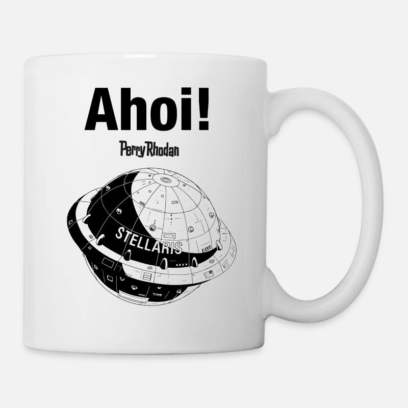 PERRY RHODAN Ahoi schwarz STELLARIS - Tasse - Weiß