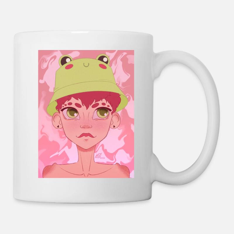 Chapeau de grenouille - Mug blanc - blanc