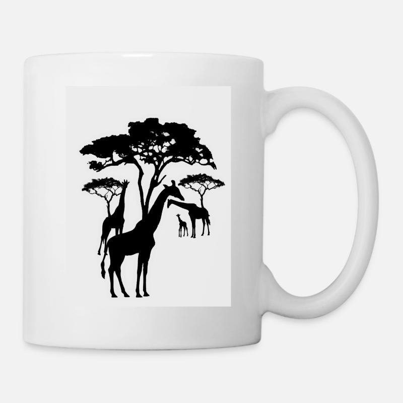 Giraffen - Tasse - Weiß