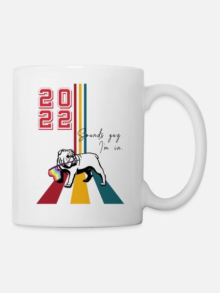 Ça a l’air gay dans lequel je suis - Mug blanc - blanc