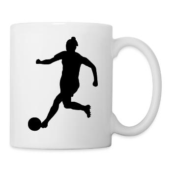Women's football - Mug - white - Right