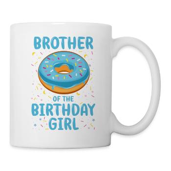 Frère de l’enfant d’anniversaire - Mug blanc - blanc - Droite